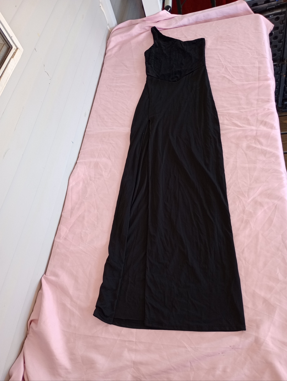 Fashion nova black dress size xsmall